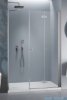 Radaway Nes Brushed Nickel DWSB drzwi wnękowe 110cm W3 prawe szczotkowany nikiel szkło przejrzyste 10044650-91-01R/10045550-01-01
